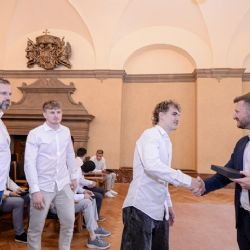 Mistři z Talentu dorazili na plzeňskou radnici. Město jim přidá půl milionu na mládež