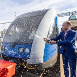 Na trati z Plzně do Domažlic skončí od prosince České dráhy. Arriva ukázala své Stadlery
