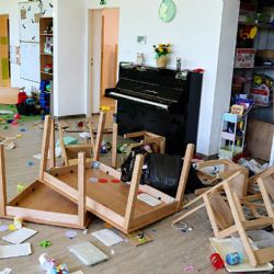 Školku na Tachovsku podle policie zničili nezletilí puberťáci. Trest jim nehrozí