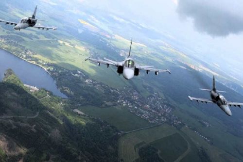 obrázek:Gripeny z Čáslavi budou trénovat nad Pardubicemi až do srpna