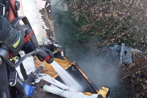 obrázek:Požár kotelny uhašen do hodiny, nikdo nezraněn